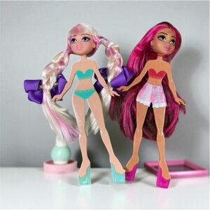 2022 OLO‎ Industries Just Play Fashion Dolls Set of 2 - 10" Stylable Hair